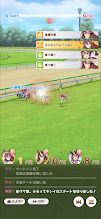 [第5レース，最初の直線]