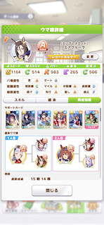 [エアグルーヴのステータス(サポート)]
