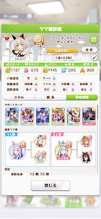 [カレンチャンのステータス(サポート)]