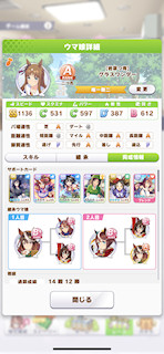 [グラスワンダーのステータス(サポート)]