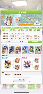 [グラスワンダーのステータス(サポート)]