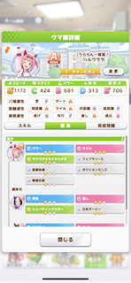 [ハルウララのステータス(継承)]