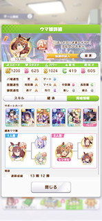 [水着マルゼンスキーのステータス(サポート)]