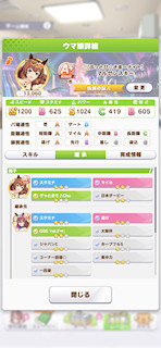 [水着マルゼンスキーのステータス(継承)]