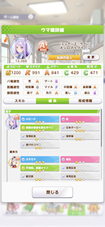 [メジロマックイーンのステータス(継承)]