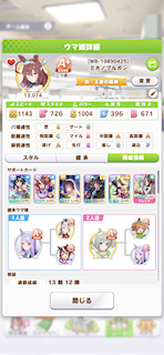 [ミホノブルボンのステータス(サポート)]