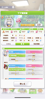 [オグリキャップのステータス(継承)]
