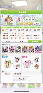 [タイキシャトルのステータス(サポート)]