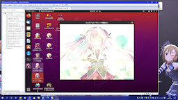 [Wine上で実行中の『Wiz ANNIVERSARY』]