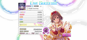 [Vo型リフレイン編成でのスコア]