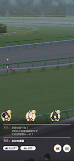 [第1レースのゴール前]