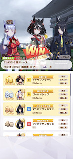 [第1レースの着順]
