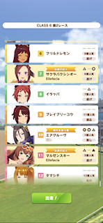 [第2レースの枠]