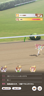 [第3レースのゴール前]