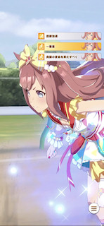[第3レースの最終直線]