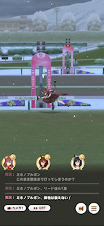 [第5レースのゴール]