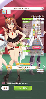 [第3レースのパドック]