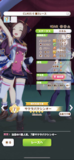 [第3レースのパドック]