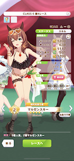 [第4レースのパドック]