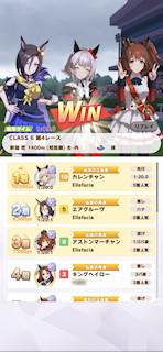 [第4レースの着順]