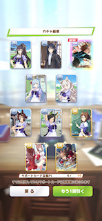 [4月29日のサポートカードガチャ]
