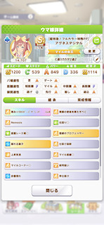 [アグネスデジタルのステータス(スキル)]