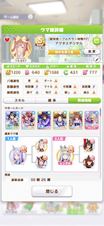 [アグネスデジタルのステータス(サポート)]