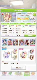 [アグネスデジタルのステータス(サポート)]