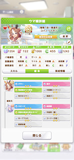 [コパノリッキーのステータス(継承)]