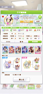 [アイネスフウジンのステータス(サポート)]