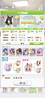 [マンハッタンカフェのステータス(サポート)]