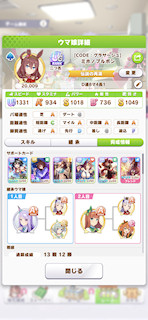 [新ミホノブルボンのステータス(サポート)]