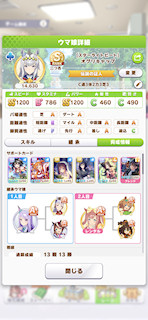 [オグリキャップのステータス(サポート)]