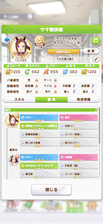 [サクラバクシンオーのステータス(継承)]