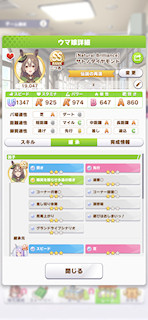 [サトノダイヤモンドのステータス(継承)]