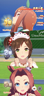 [第1レースの結果]