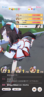 [第3レースの最終直線]