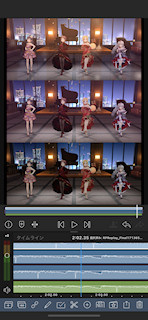 [LumaFusion：3つめ動画の画像と音声を分離]