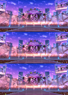 [『星の声』比較MVの遠景]