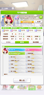 [ラヴズオンリーユーのステータス(継承)]