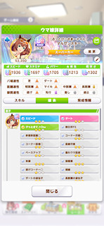 [水着マルゼンスキーのステータス(継承)]