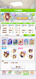 [ノースフライトのステータス(サポート)]