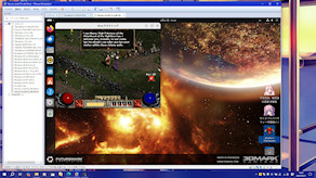 [Wine上で実行中の『Diablo II』]