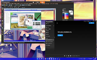 [PaintShop Pro 2023とPowerDVD 24 Ultra]