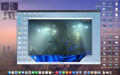 [M4 MacBook Neoのデスクトップ]